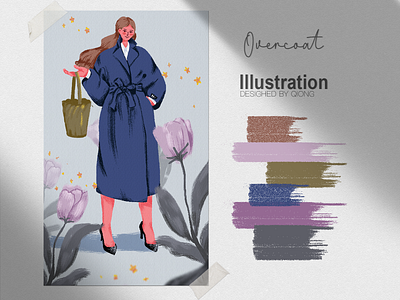 overcoat design illustration