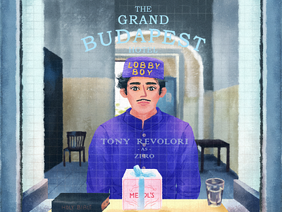 The Grand Budapest Hotel illustration