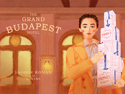 The Grand Budapest Hotel illustration