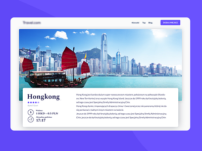 Travel portal design