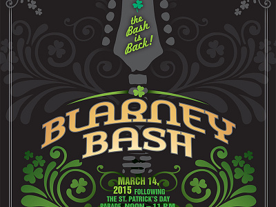 The Dublin Blarney Bash blarney dublin ohio festival music logo poster branding