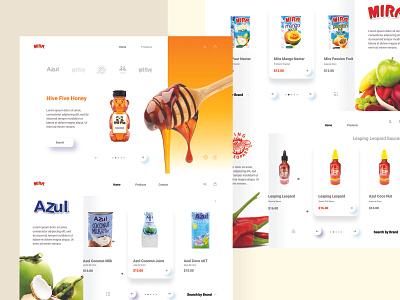 Product Shop Shot clean design food layout ui