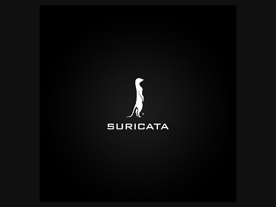 Suricata (Meerkat) animal branding clean logo music
