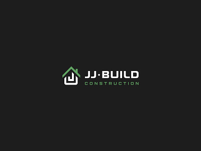JJ Build Construction Logo clean clean design construction cool logo strong vintage