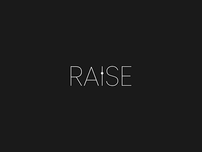 Raise Verbicon minimal raise type typography verbicon wordmark