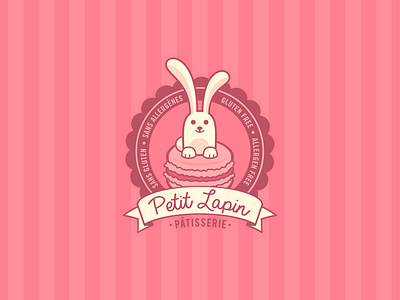 Pâtisserie (Pink Version) lapin macaron macaroon pastryshop pâtisserie rabbit