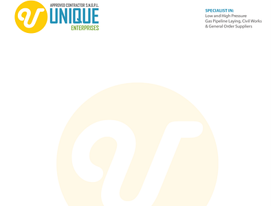 Unique Enterprises Letterhead