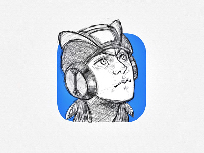 MegaMan.EXE “icon” illustration