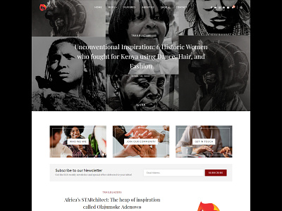 Every Girl Africa design development elementor sitka ui website website design