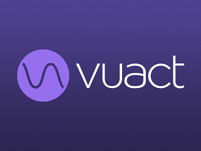 Vuact Logo brand illustrator logo vector