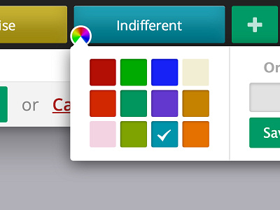 Button Customizer UI buttons color picker css html