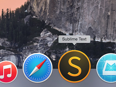 Sublime Text Icon for OS X Yosemite (.sketch) icon sketch sublime sublime text yosemite