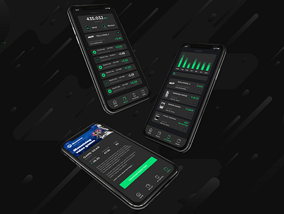 Ethereum Classic Wallet blockchain crypto crypto wallet dark ui design ethereum green ios ui wallet