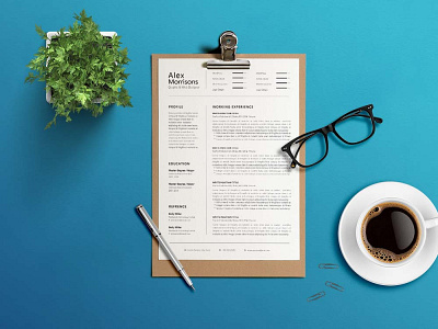 Free Simple CV/Resume Template curriculum vitae cv cv design cv template freebie freebies resume resume template