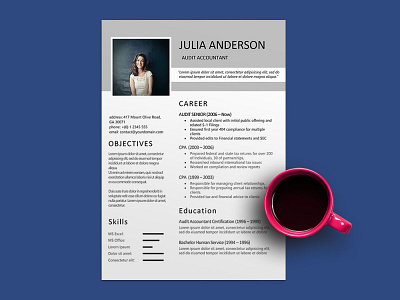 Free Audit Accountant Resume Template