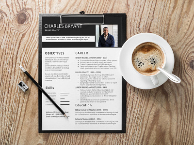 Free Billing Analyst Resume Template curriculum vitae cv cv design cv template free resume template freebie freebies resume resume template