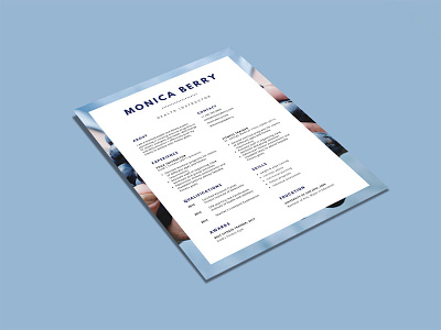 Free Resume Cv Template For Health Related Jobs