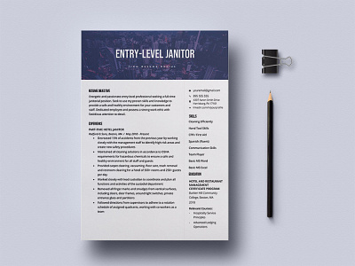 Free Entry Level Janitor Resume Template curriculum vitae cv cv design cv template freebie freebies janitor resume template janitor resume template resume resume template