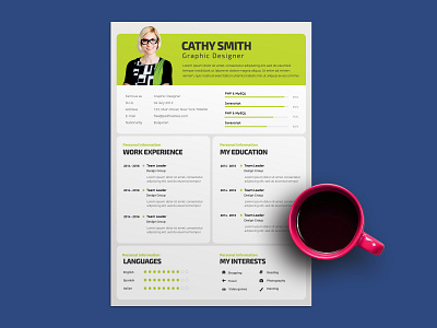 Free Designer Resume Template curriculum vitae cv cv design cv template freebie freebies photoshop psd resume resume template