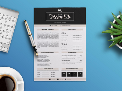 Free Curriculum Vitae Template curriculum vitae cv cv design cv template design freebie freebies resume resume template