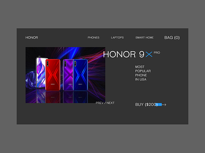 HONOR 9X PRO — CONCEPT DESIGN caps concept concept design honor honor 9x huawei minimal minimalism minimalist ui web
