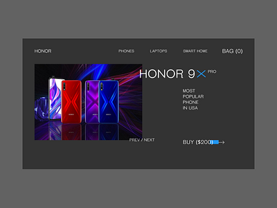 HONOR 9X PRO — CONCEPT DESIGN