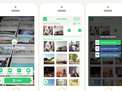 app design 5s app flat instagram ios iphone mobile photo photoprinting