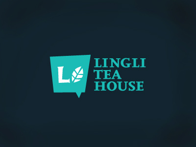 Lingli Tea House brand identity logo tea