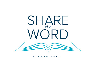 Share The Word Logo bible book logo scripture share sharing word