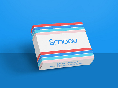 Smoov Shipping Box box brand branding logo packaging packaging design razor subscription subscription box
