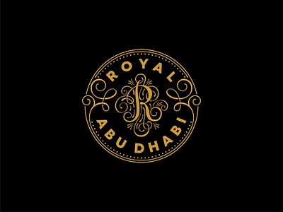 Royal Abu Dhabi art art deco branding design emblem illustration illustrator lettering minimal typography