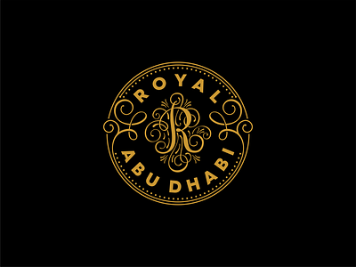 Royal Abu Dhabi art art deco branding design emblem illustration illustrator lettering minimal typography