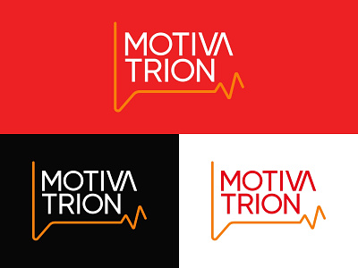 Motiva Trion Logo Design cardio design icon illustration logo logo design logotype medical medical logo motive typography vector