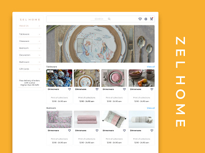 ZELHOME  WEB REDESIGN