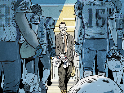 The Jersey Caper for Sports Illustrated comic editorial graphic novel illustration sports illustrated