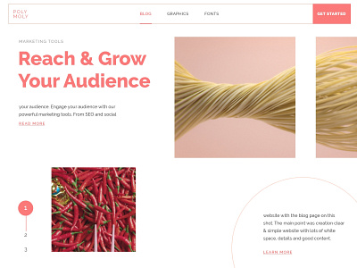 Creative Website layout Concept Design