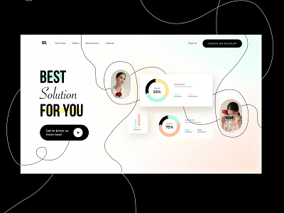 website Landing Concept