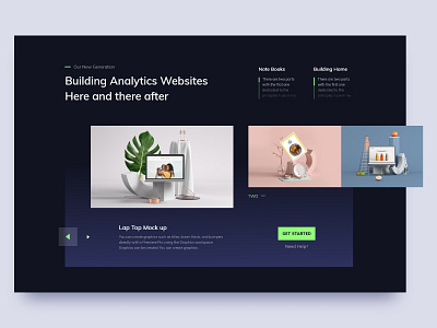 Landing Page slider