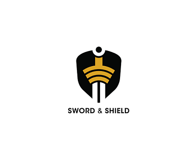 Sword & Shield logo design brand identity