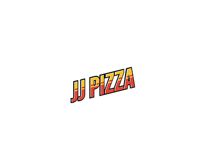 JJ Pizza logo design pizza