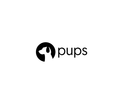 Pups logo design brand identity