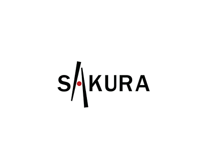 Sakura logo design brand identity