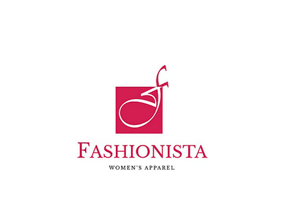 Fashionista Logo brand design identity illustrator logo