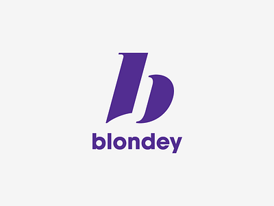 Blondey brand branding design icon identity logo typography