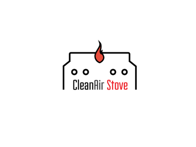 Clean air stove logo design illustrator logo