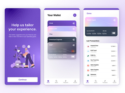 Wallet App – UI Design