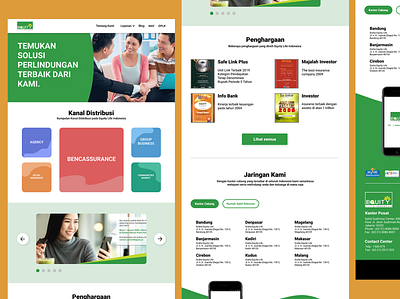 Equity Life Indonesia - Life Insurance design equity life indonesia equity life indonesia indonesia redesign ui ux