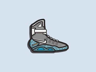 Nike MAG Back to the Future nike trainer illustration logo