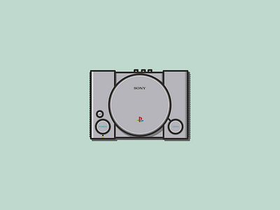 PlayStation Mini playstation illustration ps1