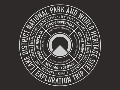 Expedition Badge badge logo mountains explore